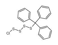 Chloro(triphenylmethyl)tetrasulfane结构式