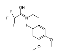 2,2,2-trifluoro-N-[2-(2-iodo-4,5-dimethoxyphenyl)ethyl]acetamide Structure