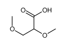 2,3-dimethoxypropanoic acid Structure