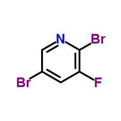 2,5-二溴-3-氟吡啶结构式