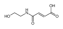 2-[(3-carboxy-1-oxo-2-propenyl)amino]-ethanol结构式