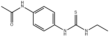 1-(4-acetamidophenyl)-3-ethyl-2-thiourea Structure