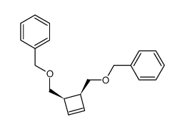 cis-3,4-bis(benzyloxymethyl)cyclobut-1-ene结构式