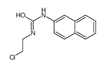 1-(2-chloroethyl)-3-naphthalen-2-ylurea结构式