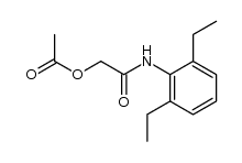 N-acetoxyacetyl-2,6-diethylaniline Structure