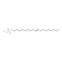 sodium 9-octadecenyl sulphate structure