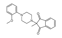 2-[4-(2-methoxyphenyl)piperazin-1-yl]-2-methylindene-1,3-dione Structure