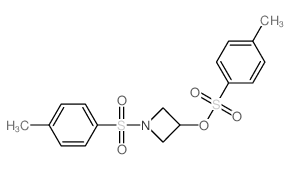 1-(4-methylphenyl)sulfonyl-3-(4-methylphenyl)sulfonyloxy-azetidine结构式