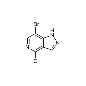 7-Bromo-4-chloro-1H-pyrazolo[4,3-c]pyridine Structure