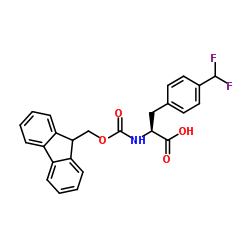 Fmoc-Phe(4-CF2H)-OH Structure