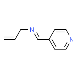 2-Propen-1-amine,N-(4-pyridinylmethylene)-,(E)-(9CI)结构式