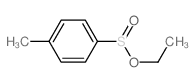 1-ethoxysulfinyl-4-methyl-benzene Structure