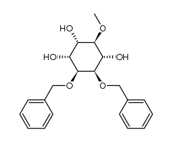 (1R,2S,3R,4S,5R,6S)-5,6-bis(benzyloxy)-3-methoxycyclohexane-1,2,4-triol Structure