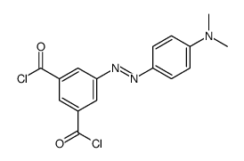 5-[[4-(dimethylamino)phenyl]diazenyl]benzene-1,3-dicarbonyl chloride Structure