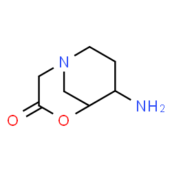 4-Oxa-1-azabicyclo[3.3.1]nonan-3-one,6-amino-,endo-(9CI) structure