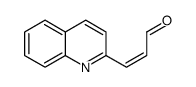 3-quinolin-2-ylprop-2-enal Structure