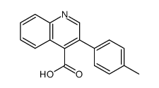 3-p-Tolyl-chinolin-4-carbonsaeure结构式