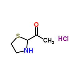 1-(Thiazolidin-2-yl)ethanone hydrochloride structure