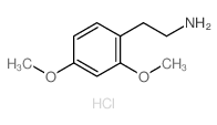 2, 4-Dimethoxyphenethylamine HCl structure