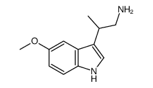 2-(5-methoxy-1H-indol-3-yl)propan-1-amine Structure