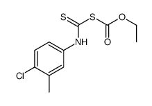 ethyl (4-chloro-3-methylphenyl)carbamothioylsulfanylformate Structure
