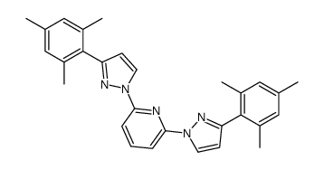 2,6-bis[3-(2,4,6-trimethylphenyl)pyrazol-1-yl]pyridine Structure