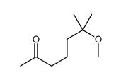 6-methoxy-6-methylheptan-2-one结构式