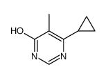 4-Pyrimidinol, 6-cyclopropyl-5-methyl- (8CI)结构式