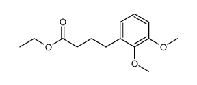 ethyl 4-(2,3-dimethoxyphenyl)butanoate Structure