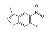 6-Fluoro-3-methyl-5-nitro-1,2-benzisoxazole结构式