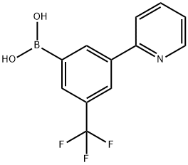 3-(Pyrazin-2-yl)-5-trifluoromethylphenylboronic acid picture