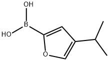 4-(iso-Propyl)furan-2-boronic acid structure