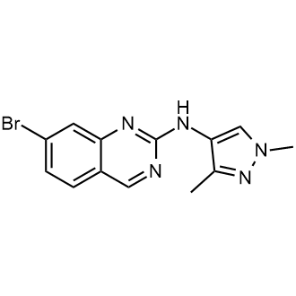 7-溴-N-(1,3-二甲基吡唑-4-基)喹唑啉-2-胺图片