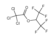 (CF3)2CHOC(=O)CCl3结构式