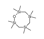 2,2,4,4,6,6,8,8-Octamethyl-1-oxa-2,4,6,8-tetrasilacyclooctane结构式