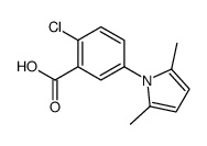 2-CHLORO-5-(2,5-DIMETHYL-1H-PYRROL-1-YL)BENZOIC ACID结构式