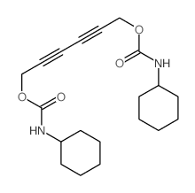 Carbamic acid,cyclohexyl-, 2,4-hexadiyne-1,6-diyl ester (9CI) structure