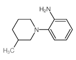 2-(3-Methyl-piperidin-1-yl)-phenylamine structure