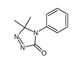 5,5-dimethyl-4-phenyl-Δ1-1,2,4-triazoline-3-one Structure