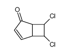6,7-dichlorobicyclo[3.2.0]hept-2-en-4-one结构式