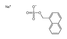 sodium,naphthalen-1-ylmethyl sulfate Structure