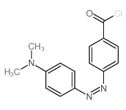 Benzoyl chloride,4-[2-[4-(dimethylamino)phenyl]diazenyl]-结构式