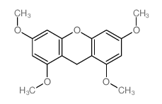 9H-Xanthene,1,3,6,8-tetramethoxy-结构式