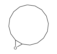 epoxy-cyclohexadecane Structure