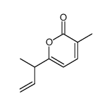3-methyl-6-(1-methylallyl)-α-pyrone Structure
