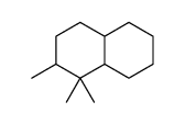 7,8,8-trimethyl-2,3,4,4a,5,6,7,8a-octahydro-1H-naphthalene结构式