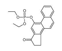 diethyl (17-oxo-15,16-dihydrocyclopenta[a]phenanthren-11-yl) phosphate结构式