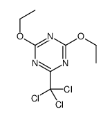 2,4-diethoxy-6-(trichloromethyl)-1,3,5-triazine结构式