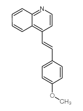 (E)-4-(4-Methoxystyryl)quinoline structure