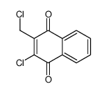 2-chloro-3-(chloromethyl)naphthalene-1,4-dione结构式